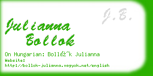 julianna bollok business card